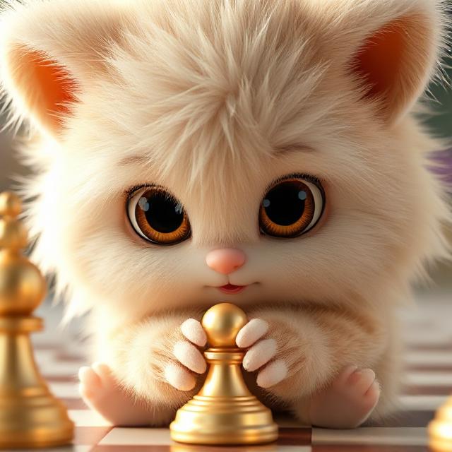 Ребёнок анализирует сложную шахматную позицию